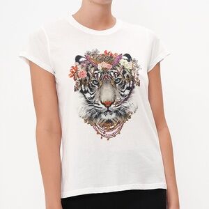 Camilla White T-Shirt Slim Fit Round Neck T-Shirt
The Legend Of Ziba